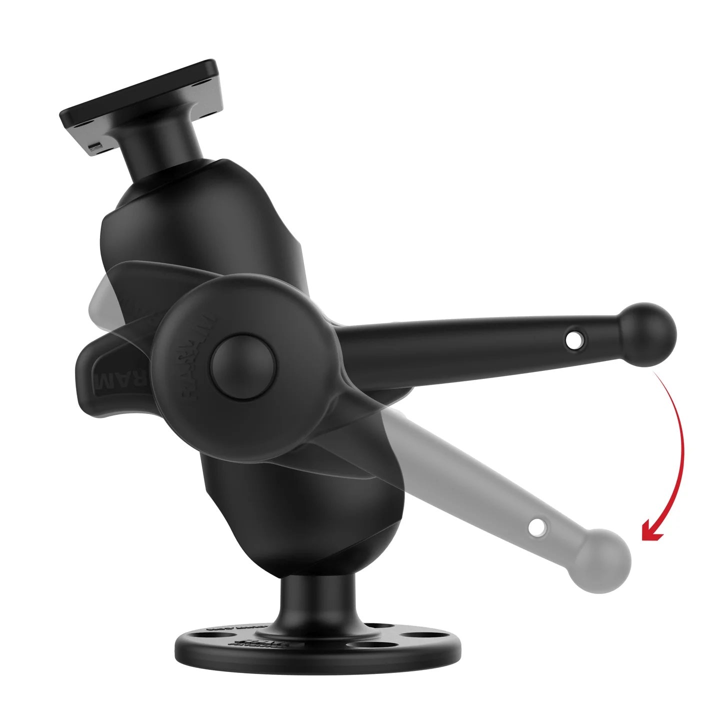 RAM Drill-Down Ball Mount with Wrench for Humminbird Helix 8-15, Solix & Apex