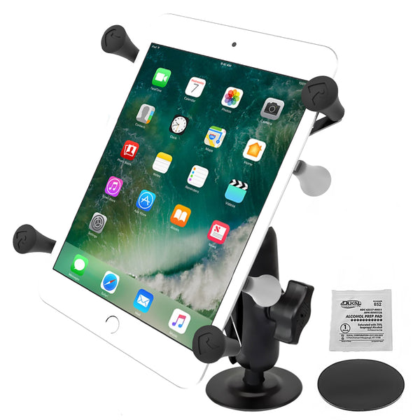 RAM Flex Adhesive 1" Ball Mount with X-Grip Holder for 7" - 8" Tablets