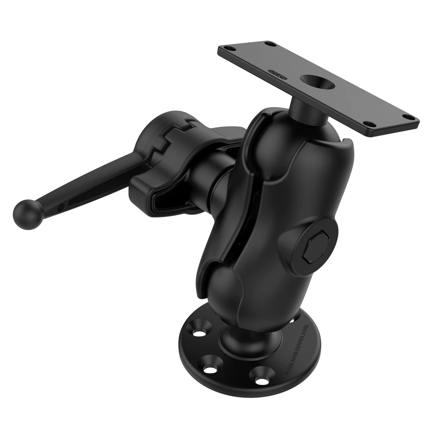 RAM Drill-Down Ball Mount with Wrench for Humminbird Helix 8-15, Solix & Apex