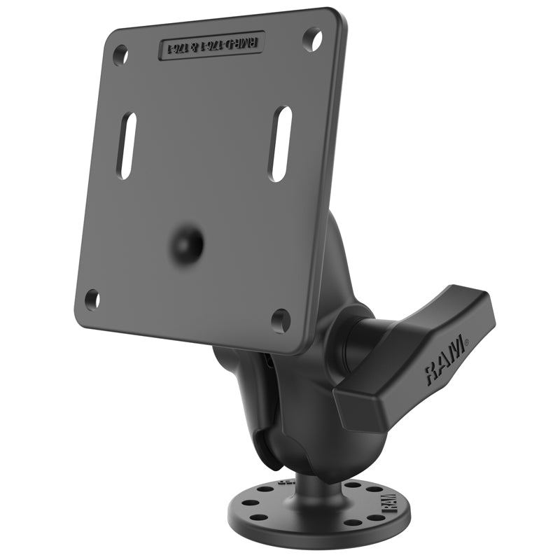 RAM 75mm x 75mm VESA Mount with 1.5" Ball and Short Arm