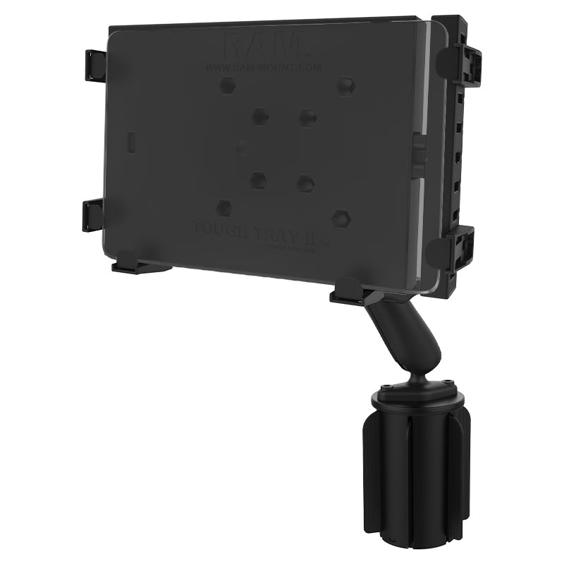 RAM Cup Holder Mount with Tough-Tray - Fits Netbook / Tablet up to 11.12" Wide