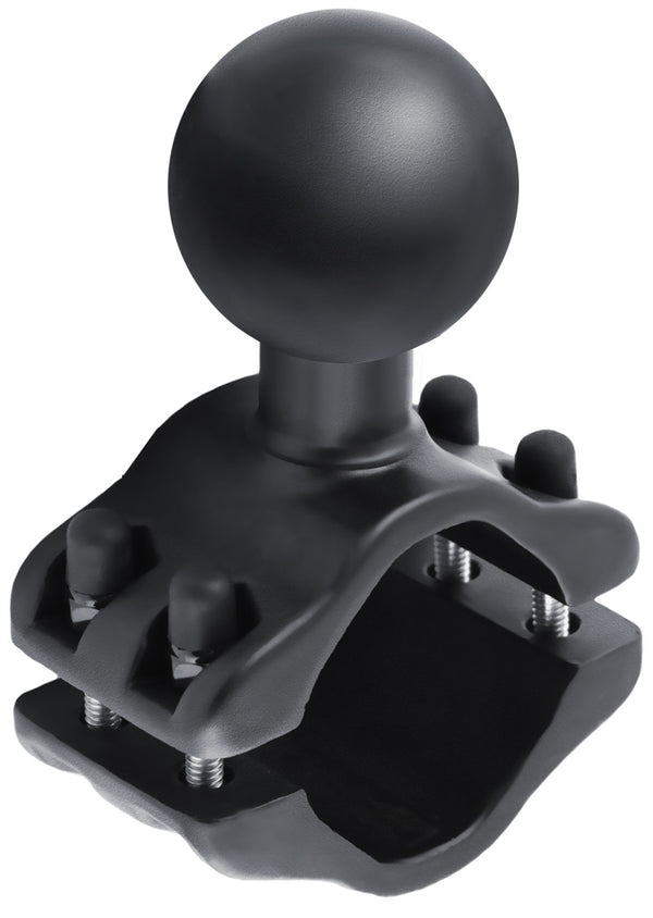 RAM Clamp Base with 2.25" Rubber Ball For Rails 2" - 2.5" in Diameter