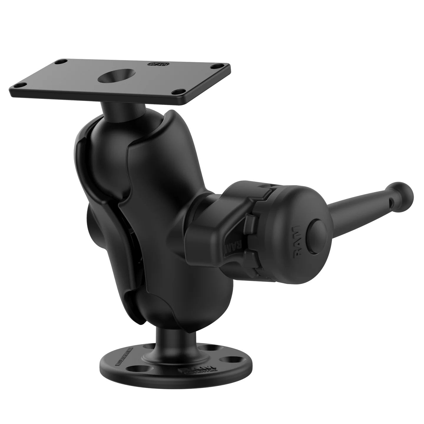 RAM Drill-Down Ball Mount with Wrench for Humminbird Helix 8-15, Solix & Apex
