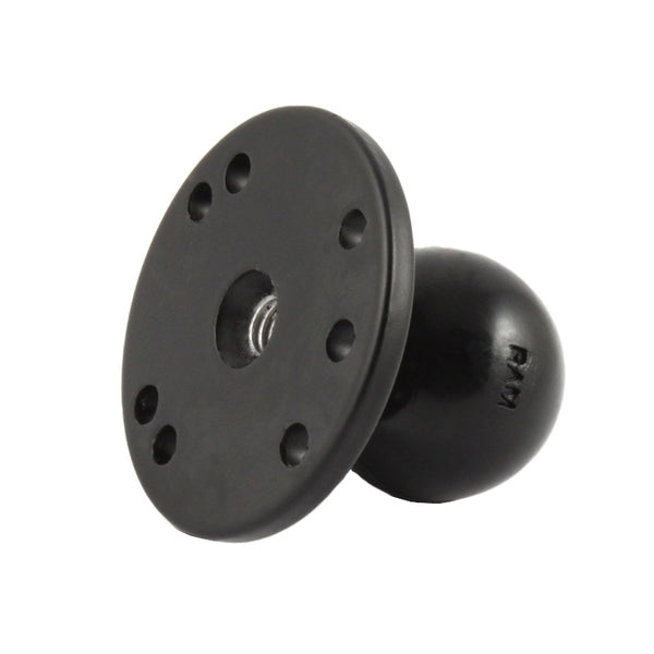 RAM Round AMPS Plate with 3/8"-16 Female Threaded Hole and 1.5" Ball