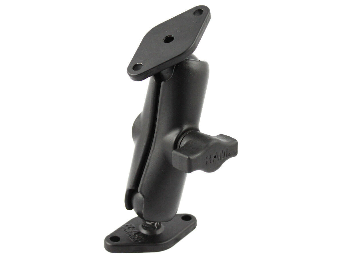 RAM Flat Surface Mount with Two Diamond 1" Ball Bases