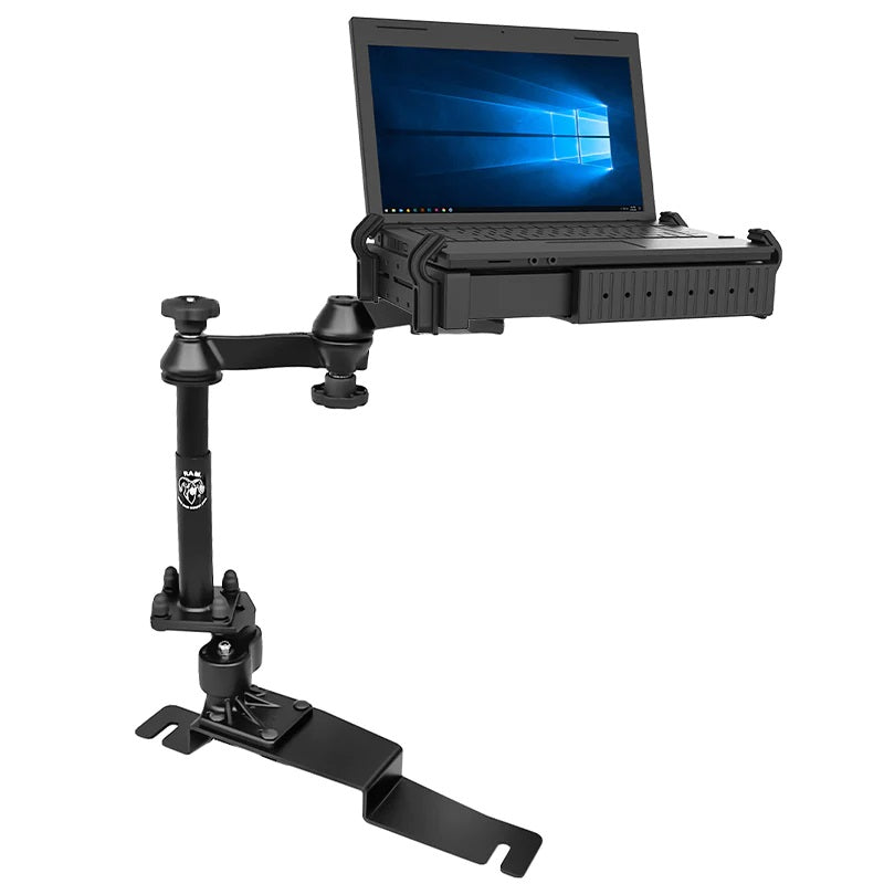 RAM No-Drill Laptop mount for 2013 - 2017 Ford Police Interceptor Sedan + More