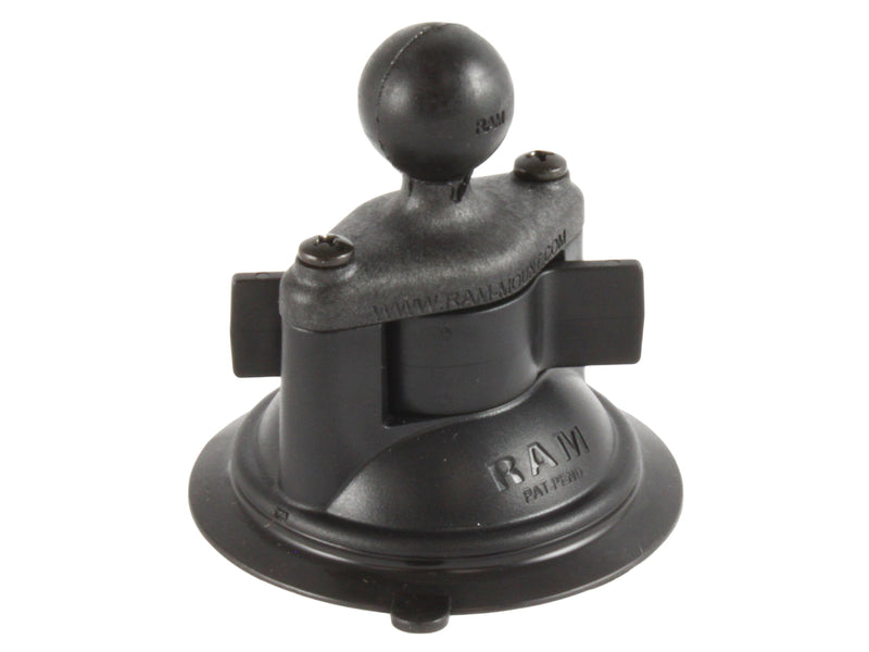 RAM Twist Lock Suction Cup Base with Composite Diamond Base & 1" Ball