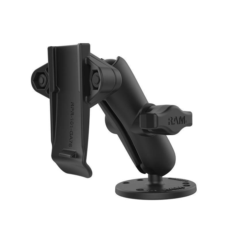 RAM Drill-Down Mount with Garmin Spine Clip Holder Base