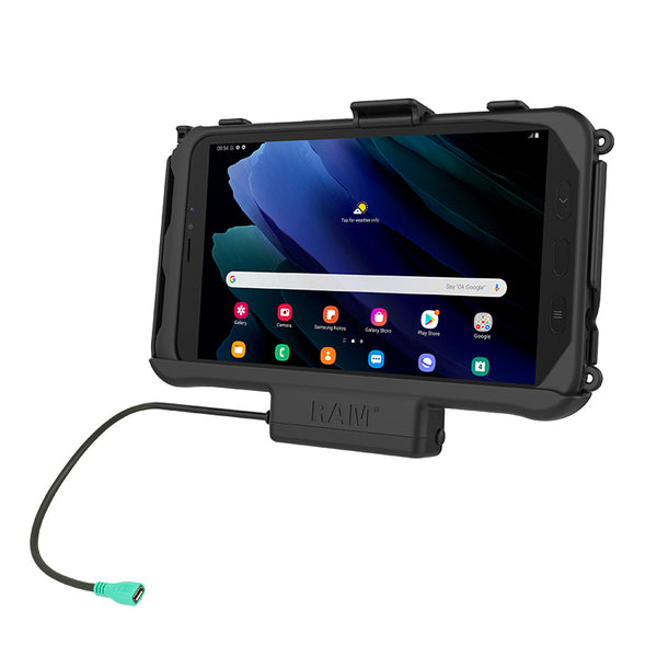 RAM EZ-Roll'r Powered Dock for Samsung Tab Active5, 3 & 2