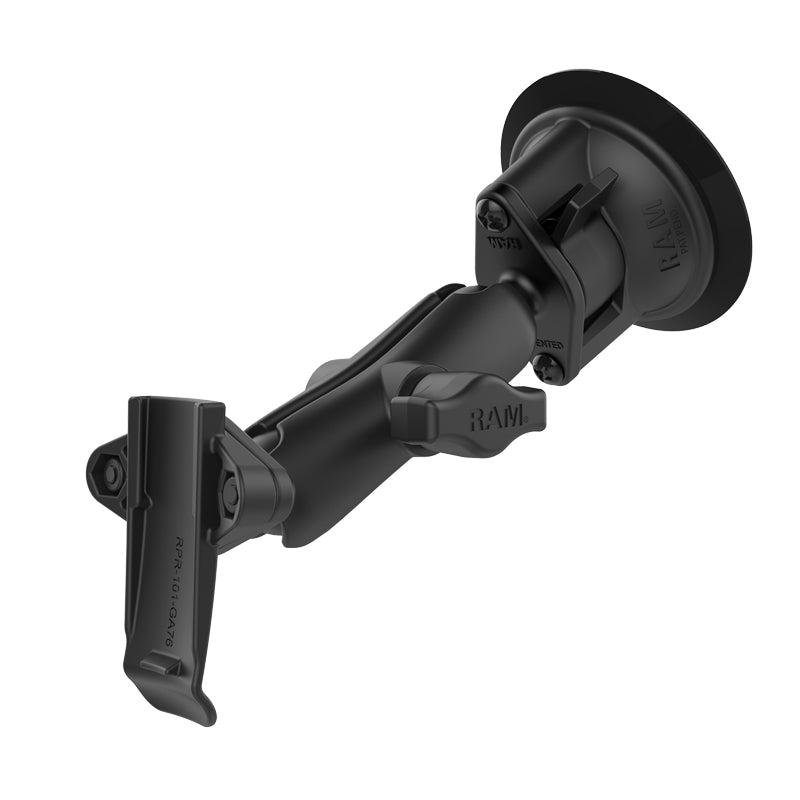 RAM Twist-Lock Suction Cup Mount with Garmin Spine Clip Holder
