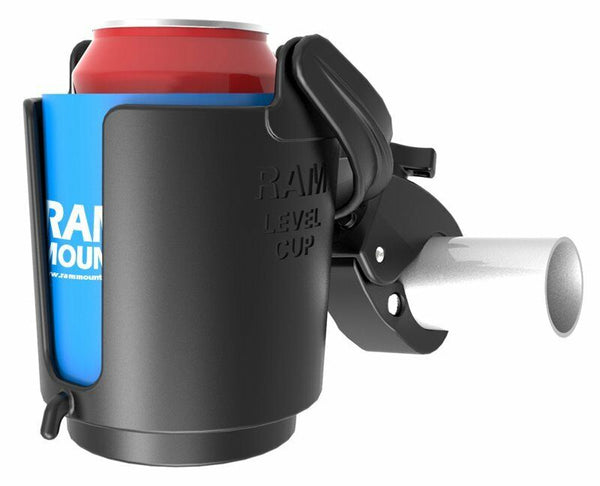 RAM Tough-Claw Mount with Level Cup 16 oz Drink Cup Holder