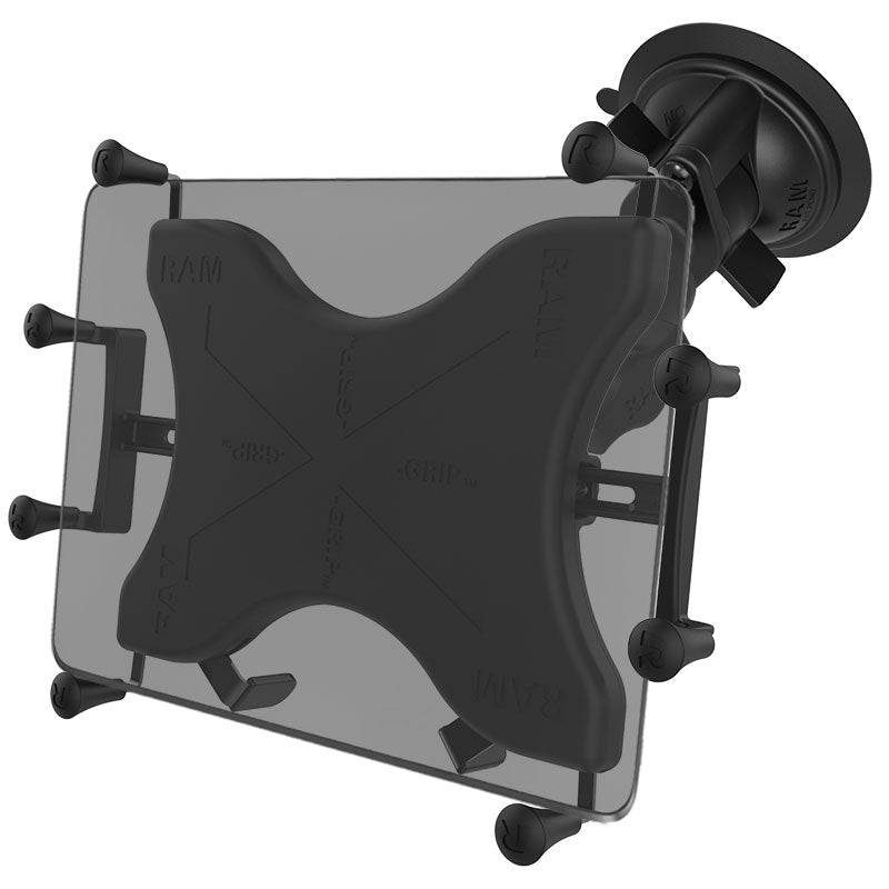 RAM Suction Cup Mount with X-Grip Holder for 12" Tablets
