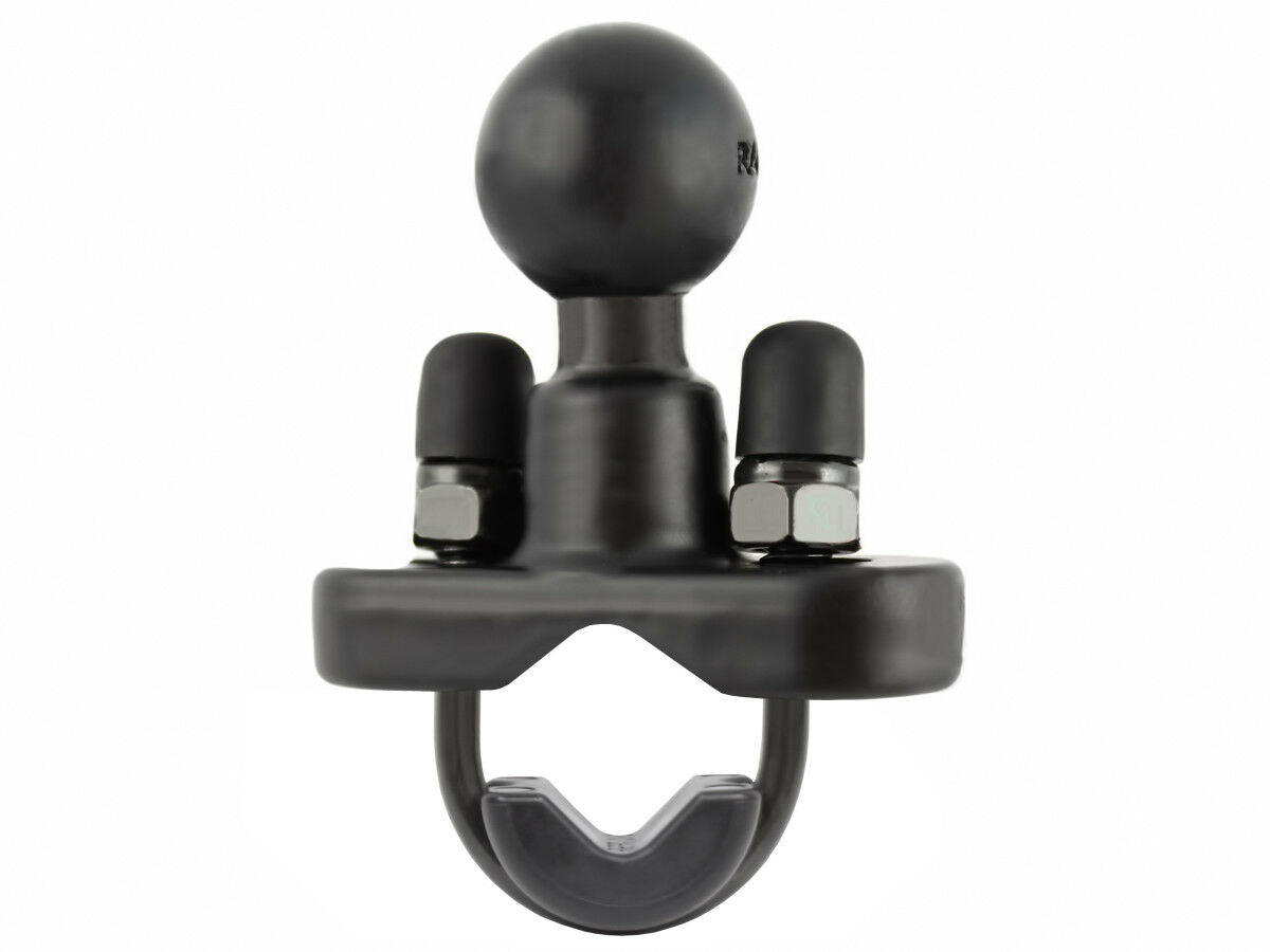 RAM U-Bolt Base with 1" Ball for 0.5" to 1.25"  Diameter Handlerbar / Rail
