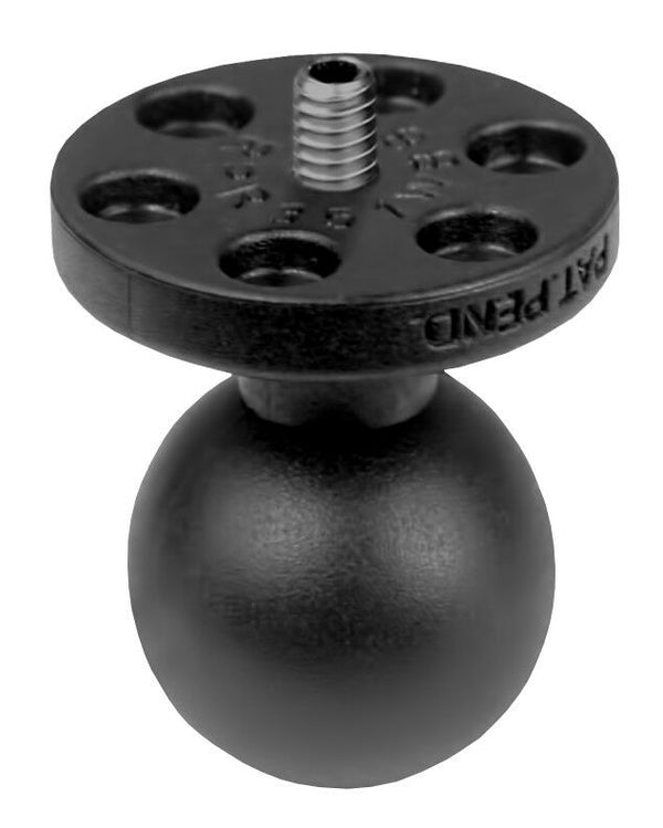 RAM 1" Ball Adapter with 1/4"-20 Threaded Stud for Action Cameras
