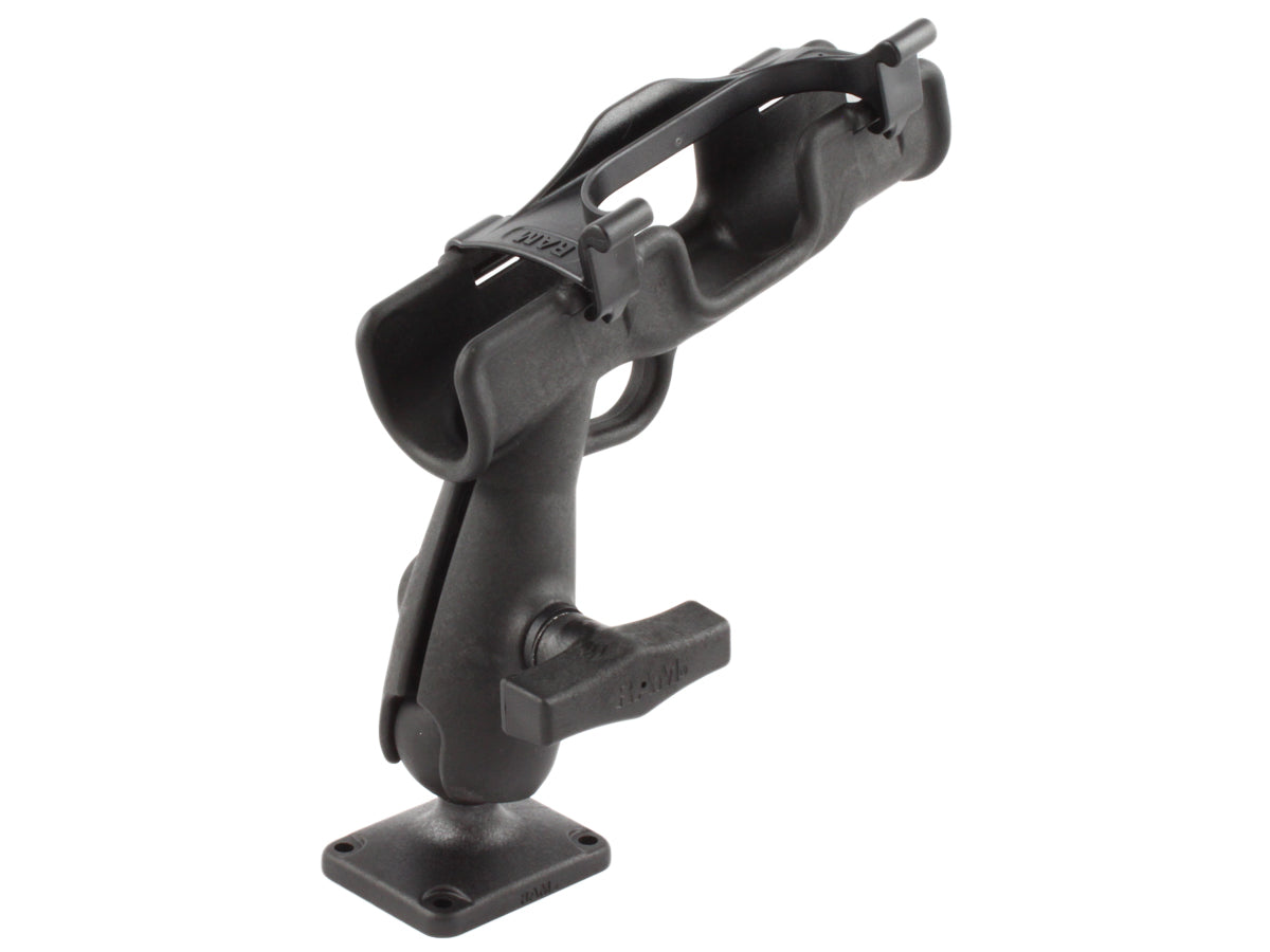 RAM ROD Fly Rod Holder with 2" x 2.25" Drill Down Base and 1.5" Ball
