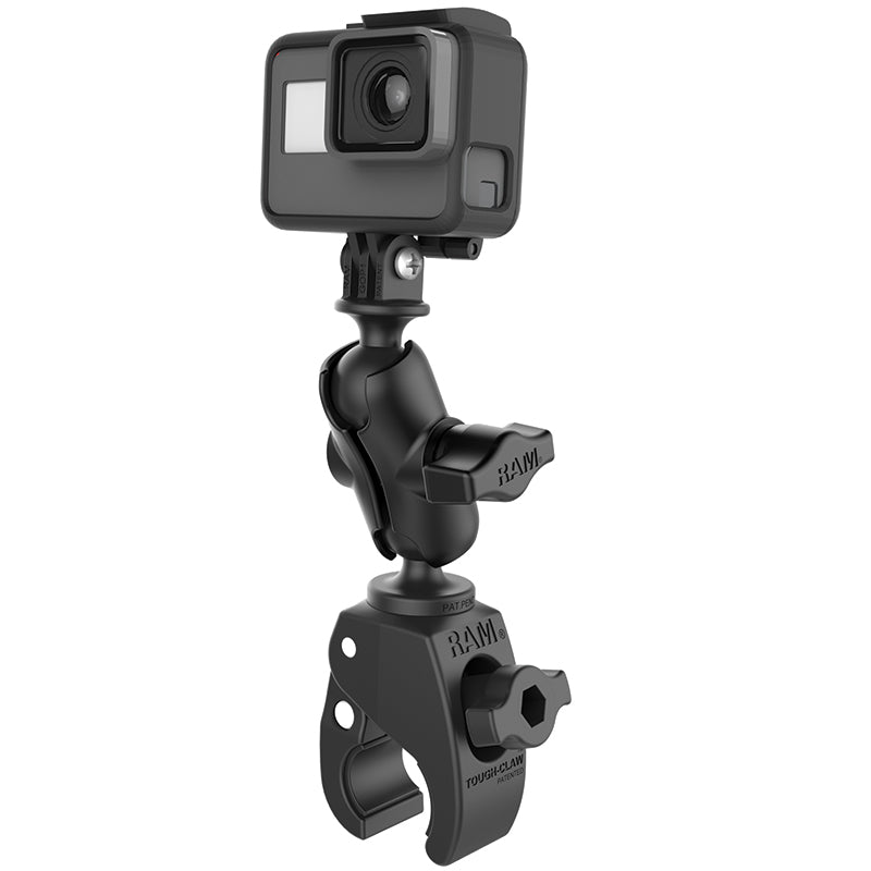 RAM Small Tough-Claw Short Mount with Universal Adapter for Action Cams