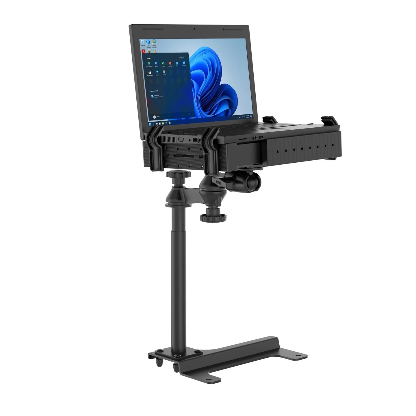 RAM No-Drill Laptop Mount for 2020-24 Ford Police Interceptor Utility