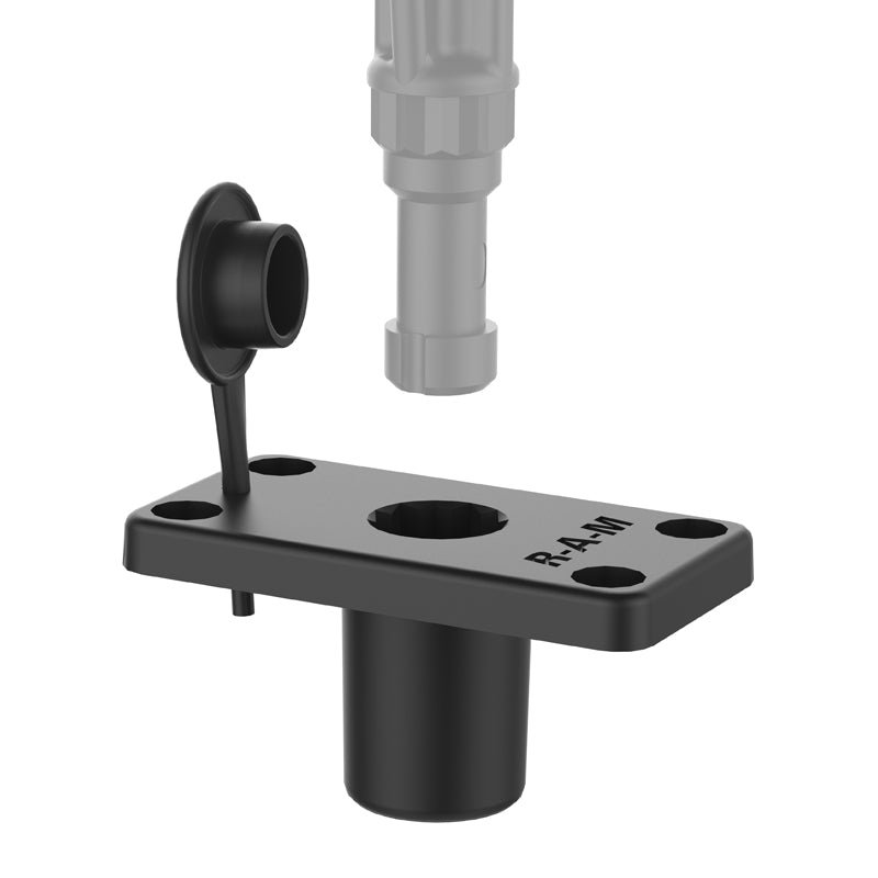 RAM Flush Mount Drill Base for Spline Post
