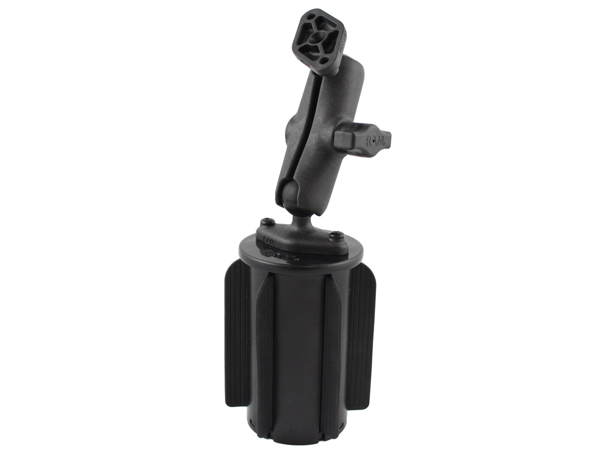 RAM-A-CAN Cup Holder Mount with Two Diamond Base Adapter Plates
