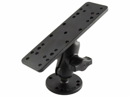 RAM Drill Down 1" Ball Short Mount with Universal Base for Fishfinders, Chartplotters and More