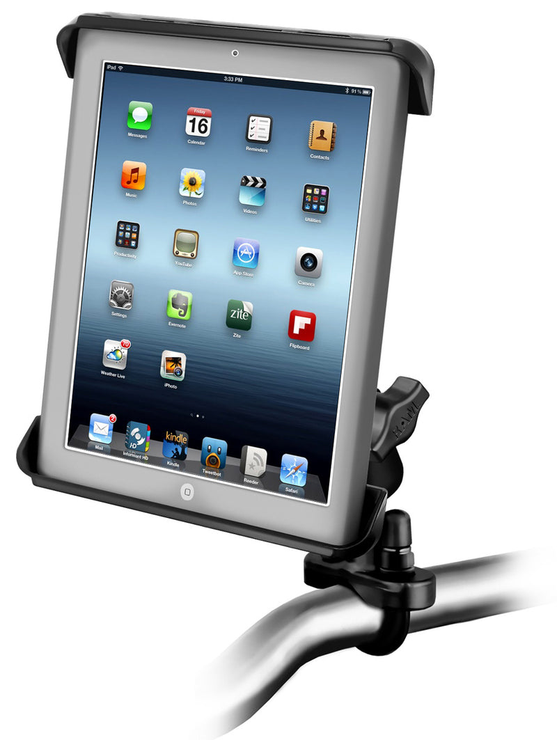 RAM Tab-Tite Handlebar / Rail U-Bolt Mount for Apple iPad Gen 1-4 and Others
