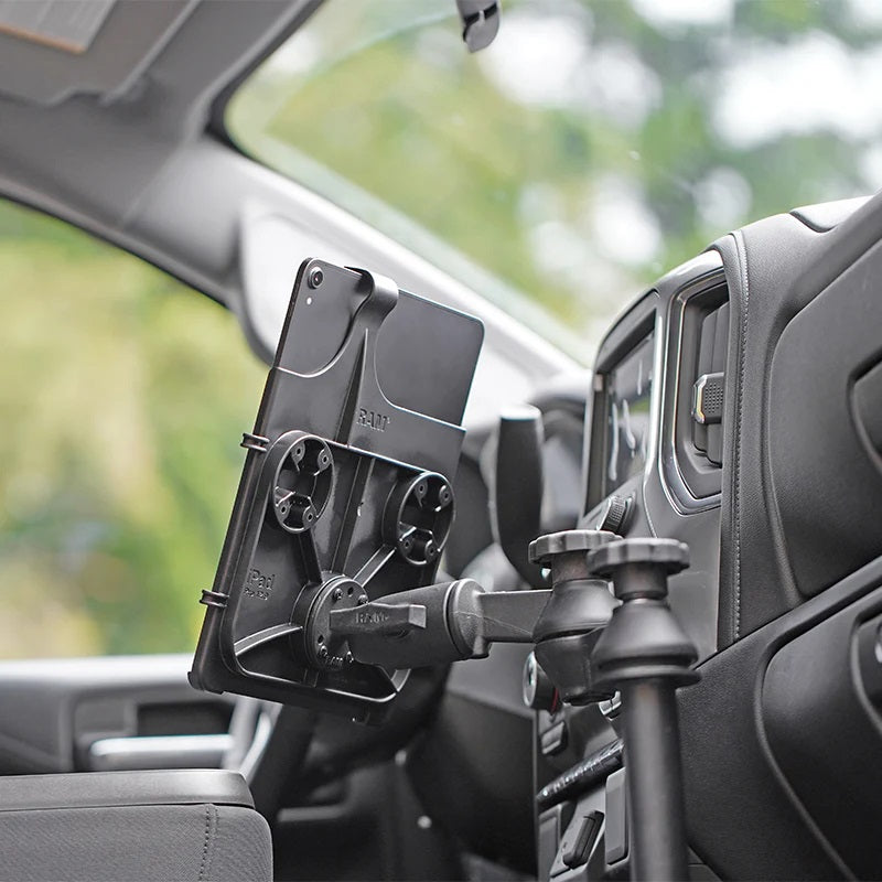 RAM No-Drill Tablet / Laptop Mount for 2019-24 Chevy Silverado, Tahoe, GMC Sierra