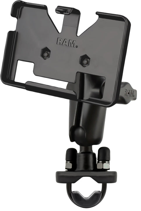 The RAM 1-inch ball handlebar mount, with a U-bolt, is an excellent option to mount your Garmin nuvi 1300 or 2400 Series device securely.