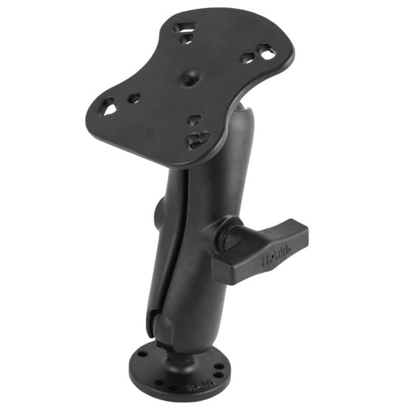 RAM Drill Down 1.5" Ball Mount for Humminbird, Lowrance and Raymarine Fish Finders