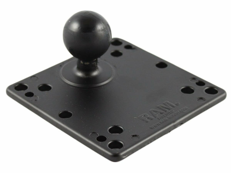 RAM 4.75" Square 1.5" Ball VESA Base with 4 x 100mm and 4 x 75mm Holes