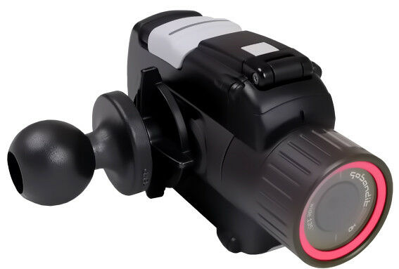 The RAM 1-inch ball adapter, equipped with a 1/4"-20 threaded stud, allows for seamless mounting of your action camera.