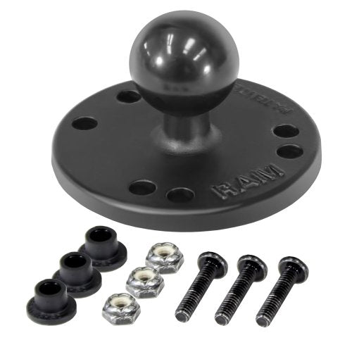 RAM Mount Adapter Base with 1" Ball for Raymarine Dragonfly