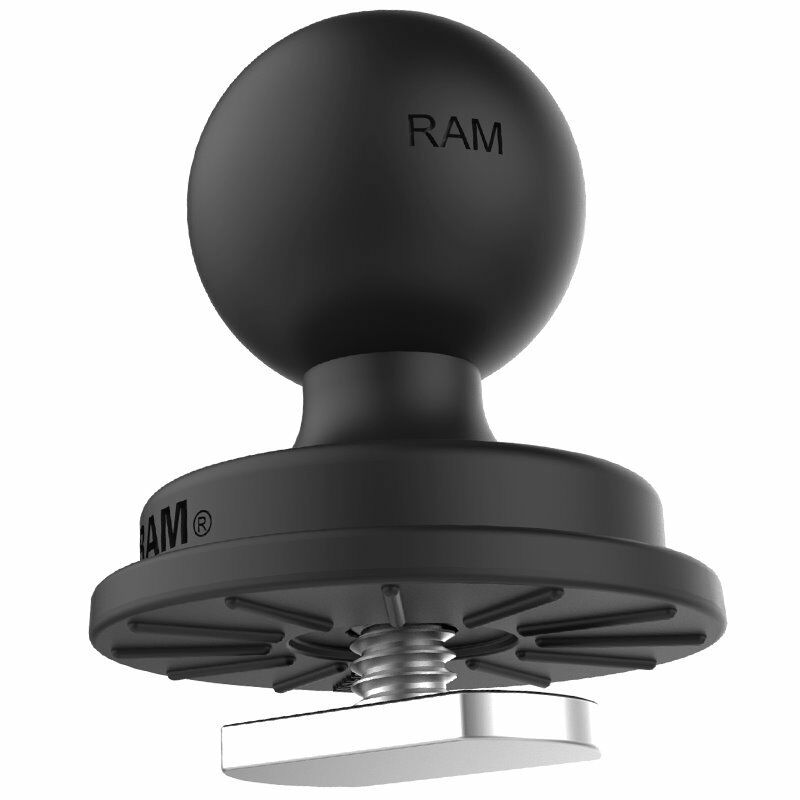 RAM Mount Track Ball T-Bolt Track Adapter with 1" Ball
