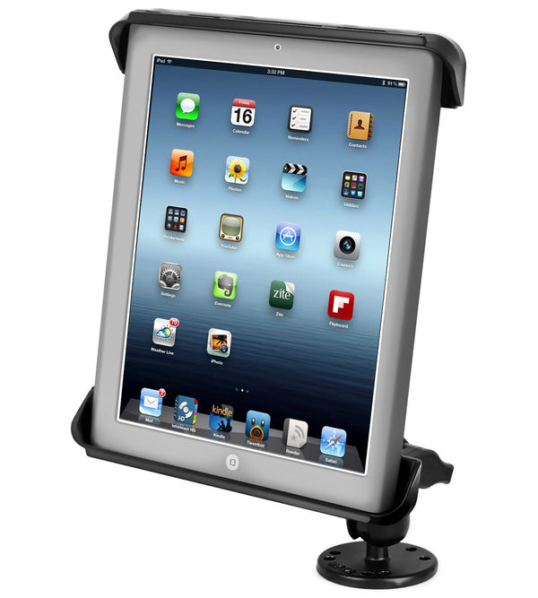 RAM Drill-Down Mount with Tab-Tite Holder for Apple iPad 1-4 and Others