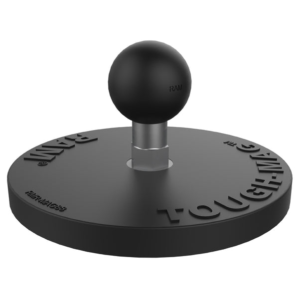 RAM Mount Tough-Mag 88mm Industrial Grade Magnetic Base with 1" Ball