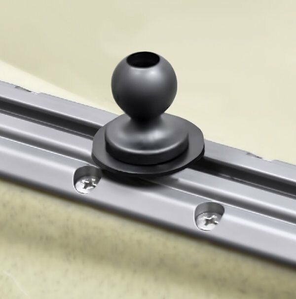 RAM Mount Track Ball T-Bolt Track Adapter with 1" Ball