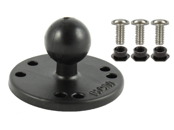 RAM Adapter Plate with 1" Ball and Hardware for Garmin GPSMAP / Fish Finder