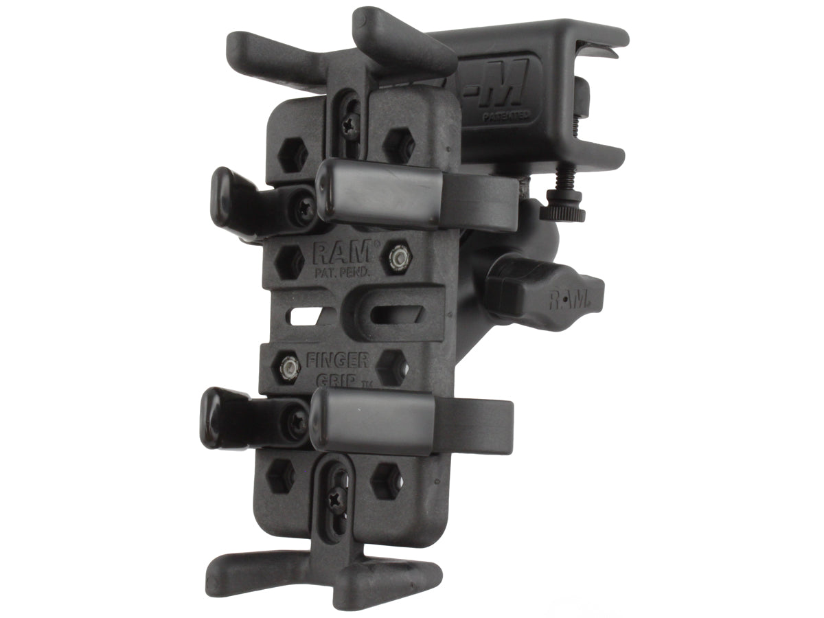 RAM Glare Shield Clamp Short Arm Mount with Finger-Grip Holder  RAM-B-177-UN4