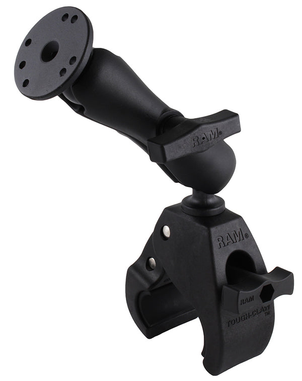 RAM Large Tough-Claw Clamp Mount with Round AMPS Base