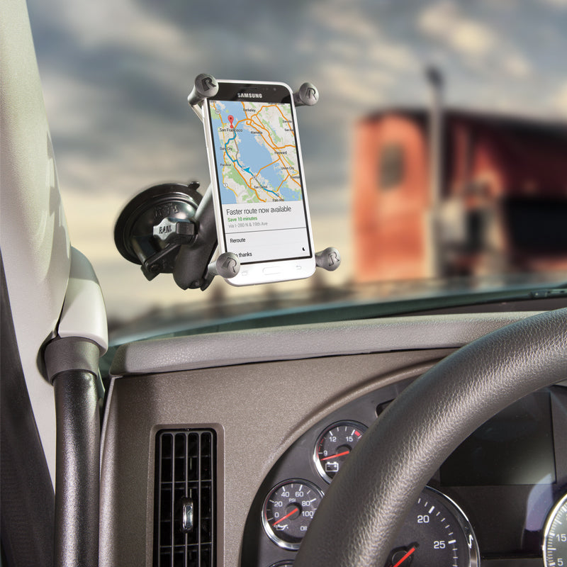 RAM Twist-Lock Suction Cup Mount with X-Grip for Larger Phone / GPS