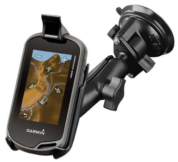 RAM Twist-Lock Suction Cup 1" Ball Mount for Garmin Oregon and Approach G5