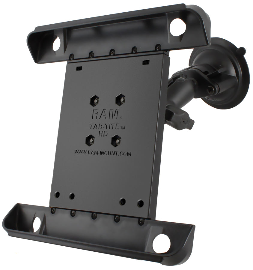 RAM Twist-Lock Suction Cup Mount with Tab-Tite Holder for iPad 1 - 4 & More