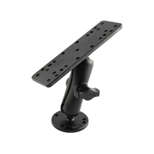 RAM Drill Down 1" Ball Mount with Universal Base for Fishfinders, Chartplotters and More
