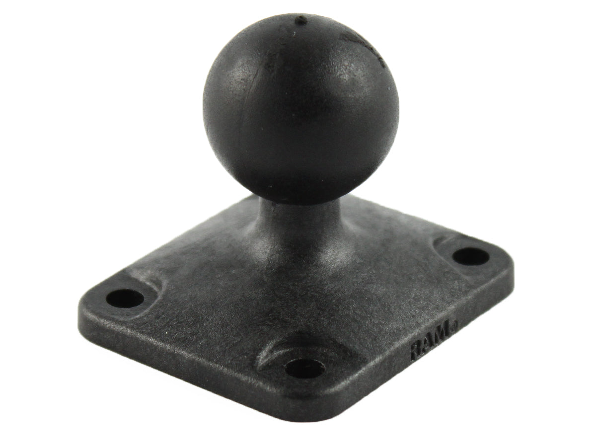 RAM Mount Rectangular 2" x 1.7" AMPS Composite Base with 1" Ball