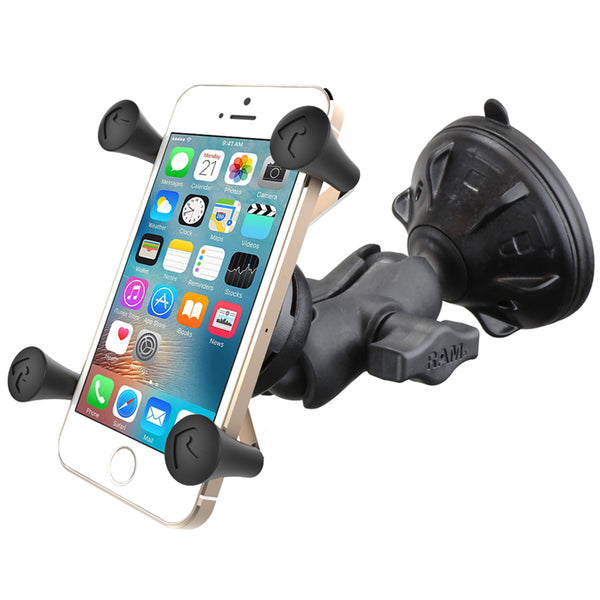 RAM Suction Cup Short Mount with X-Grip Phone Holder