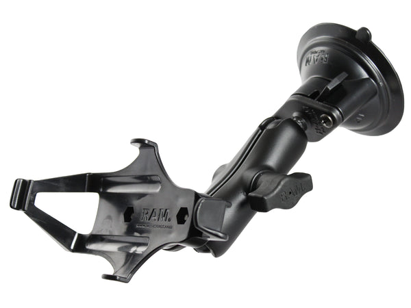 RAM Twist Lock Suction Cup Mount for Garmin GPSMAP 176, 196, 478, 496 & More