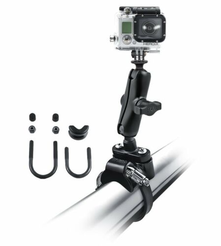RAM ATV / UTV 1" Ball Mount with Adapter for GoPro and Other Action Cameras