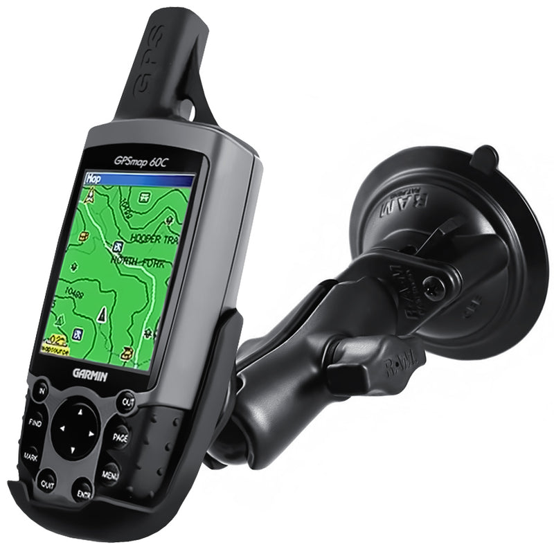RAM Suction Mount for Garmin GPSMAP 60 Series and Astro 220