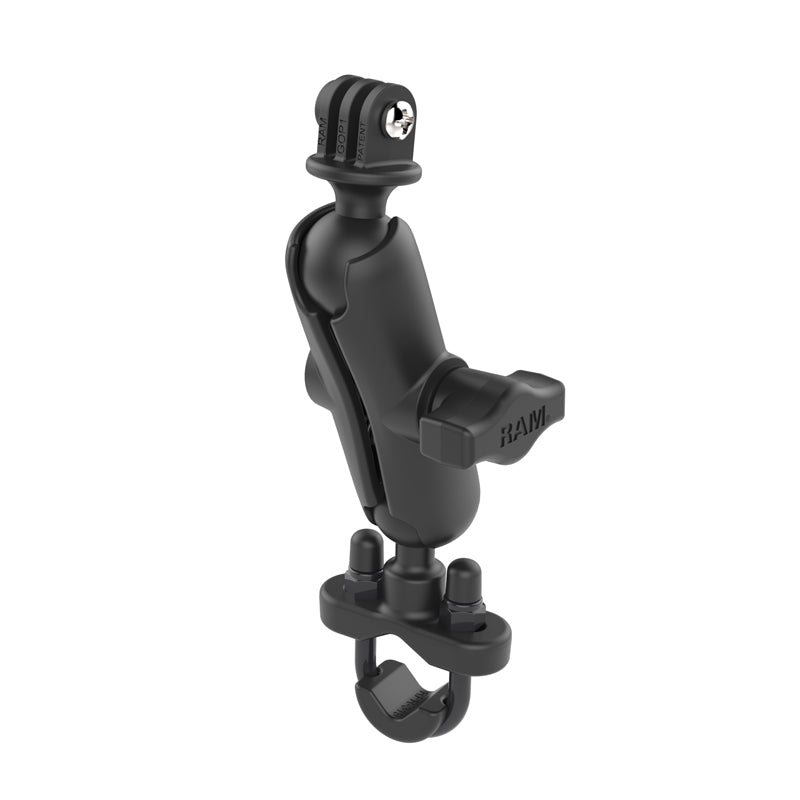 RAM Handlebar / Rail Mount with Action Camera Adapter