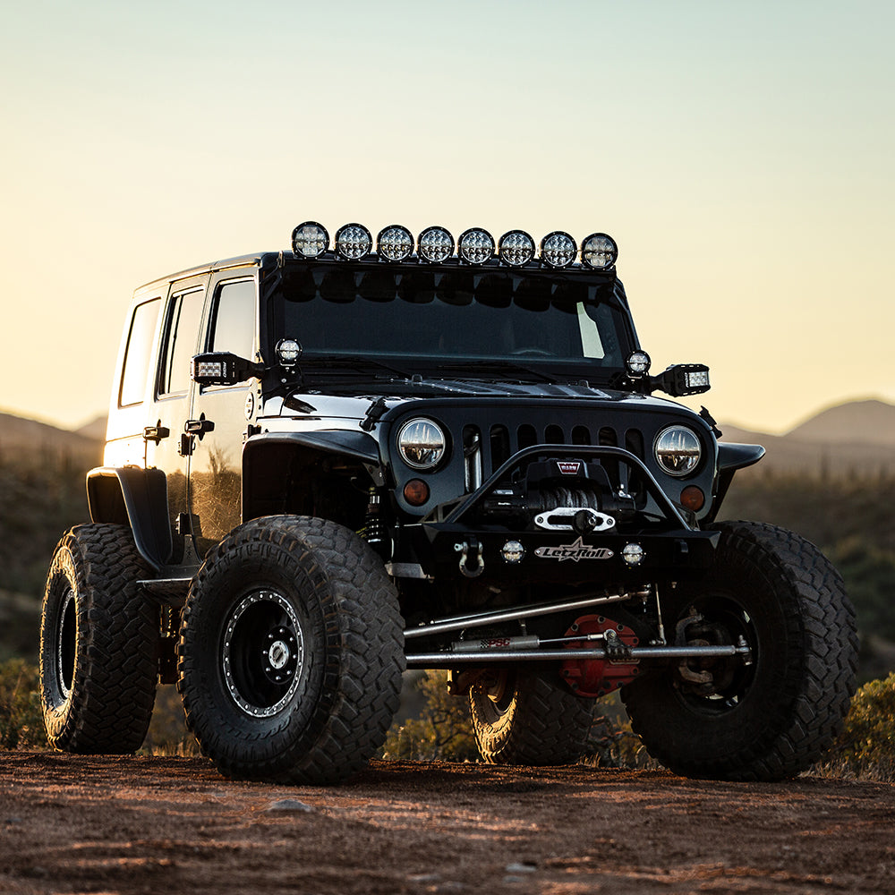 RIGID 360-Series 6" LED Off-Road Spot Light with Amber Backlight - Black