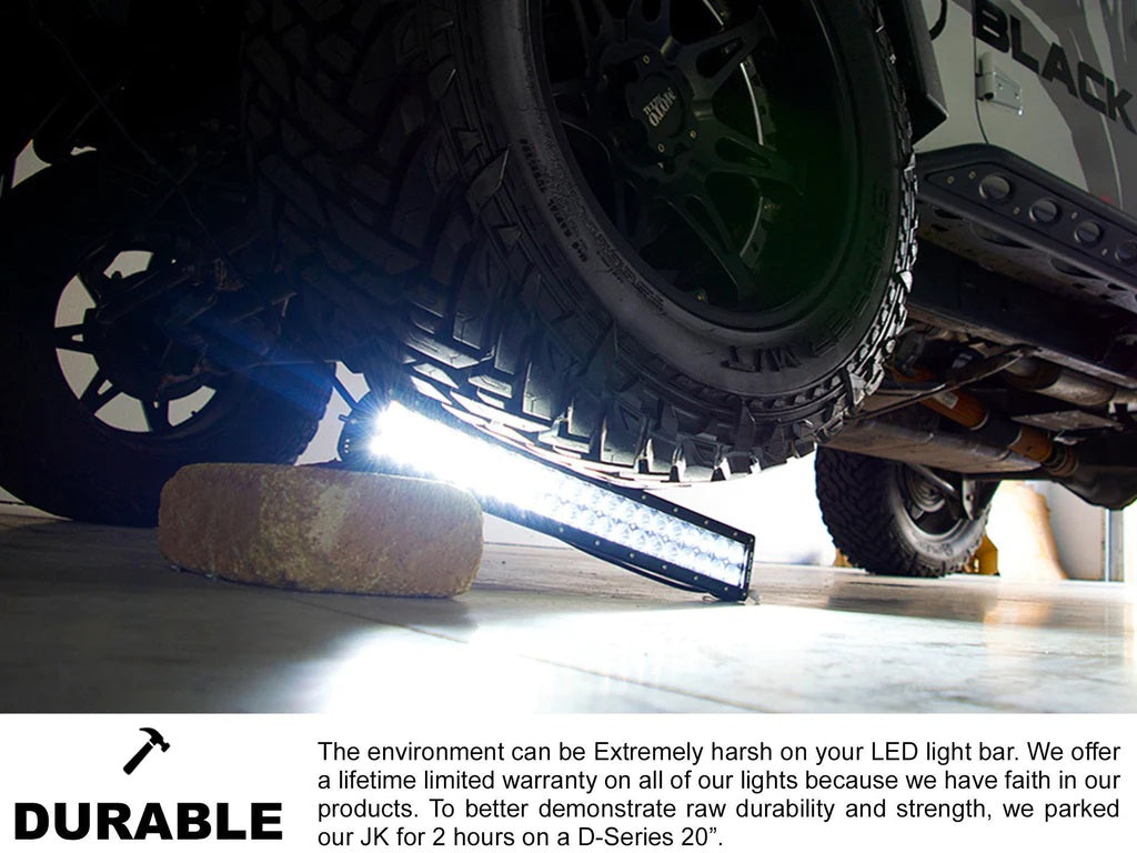 Black Oak Double Row Infrared LED Light Bar (10 Inch, 940nm)